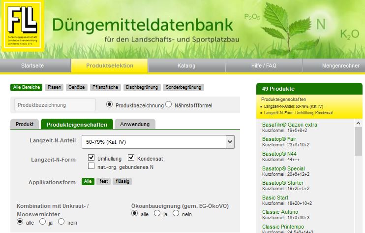 duengervarianten 04 fll duengemitteldatenbank