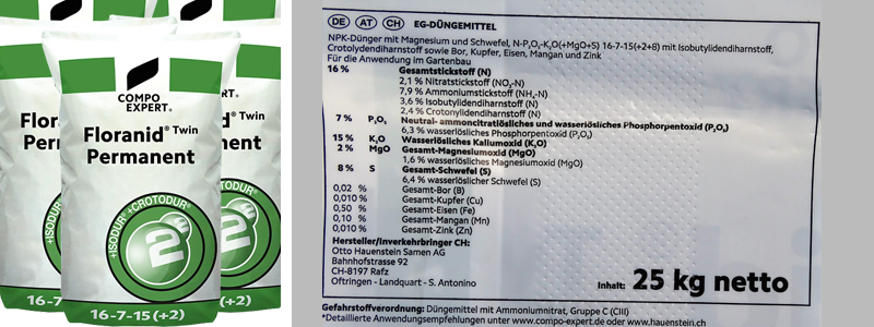duengerkorn npk duengemittel deklarationsfeld