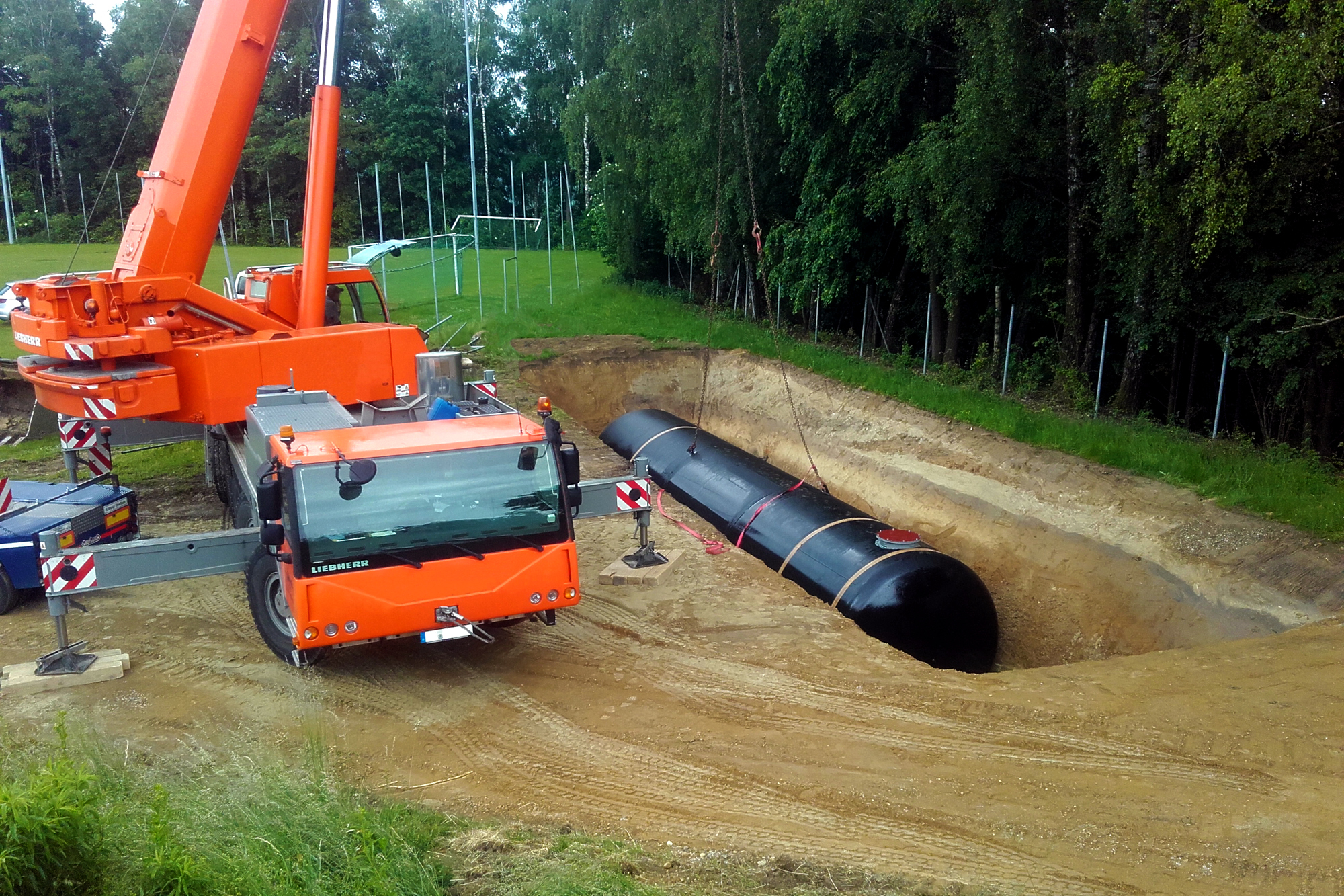 Bild 5: Zisternen sind eine Möglichkeit um Regenwasser zu speichern